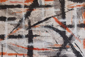 Wendy Kelly. Shouting From the Foof Top 2 2020, Ink and collage in paper 79.5 x 120 cm