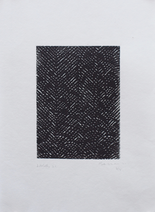 Wendy Kelly Untitled 4 2021 Linocut Image size 19.5 x 14.5 cm