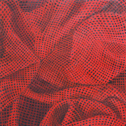Wendy Kelly Soft Grid 2 2022 Oil on linen 61 x 61 cm