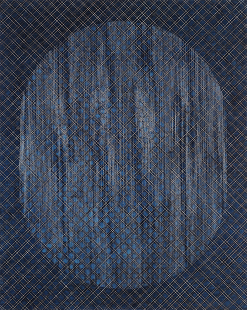 The Tenuous Screen, 2010. 152.4 x 121.6 cm mixed technique on canvas