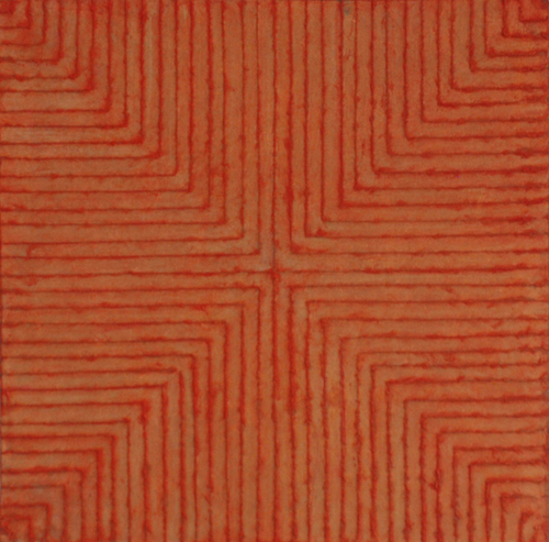 From the Centre 2 34.2 x 34.2 cm mixed technique on canvs
