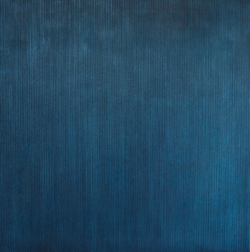 Stained Fall 106.5 x 106.5 cm mixed technique on canvas