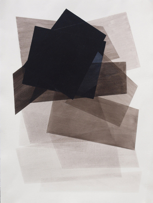 Wendy Kelly. Shadowland  5 2013. Acrylic on paper 76 x 57 cm