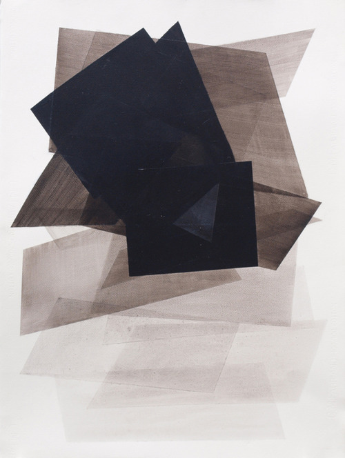 Wendy Kelly. Shadowland 1 2013 Acrylic on paper 76 x 57 cm