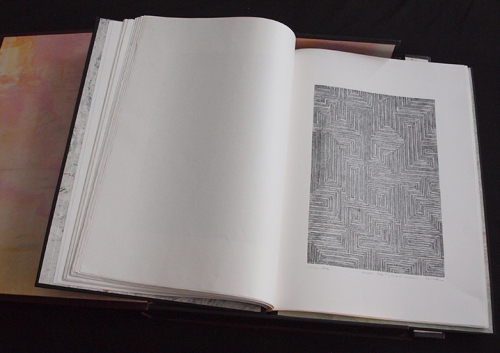 Wendy Kelly Strata 2024/5 Page 20 Artists book. 40 pages, 68 x 50.5 cm